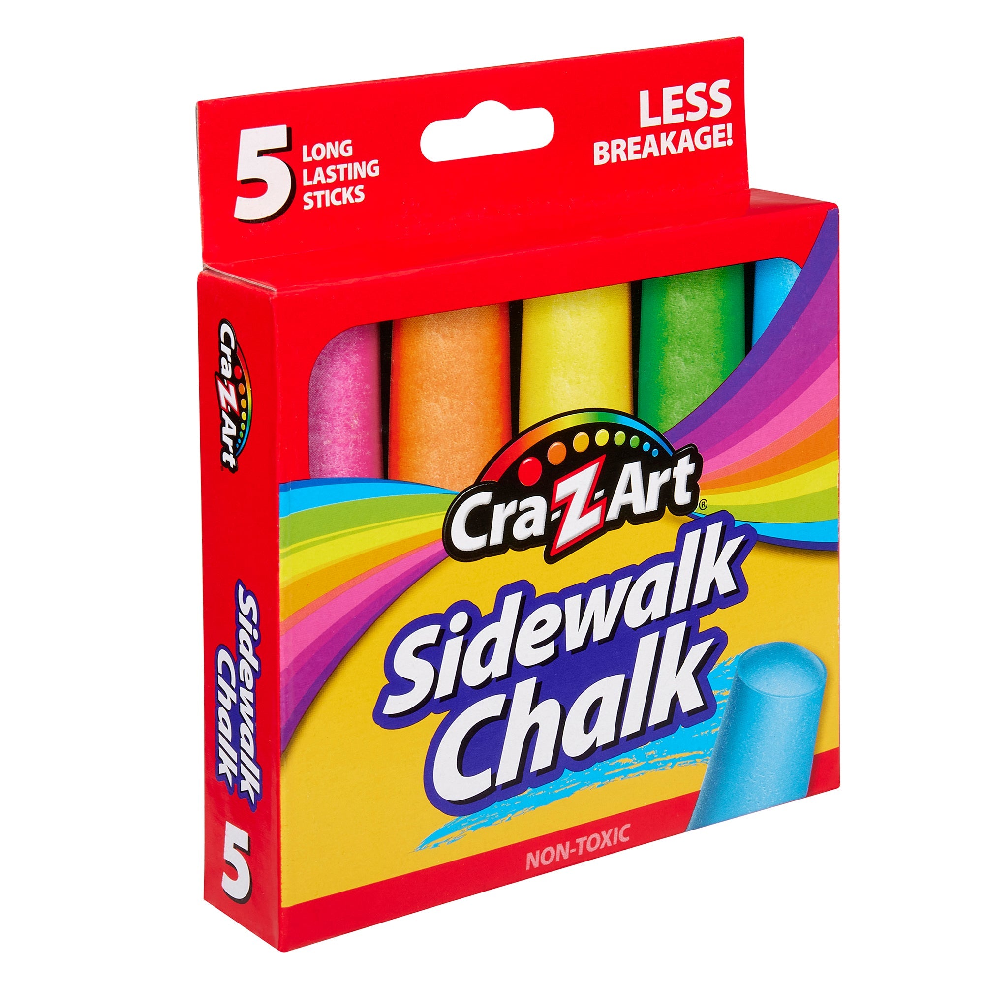 Cra-Z-Art 5 ct Sidewalk Chalk Multicolor Age- 3 Years & Above