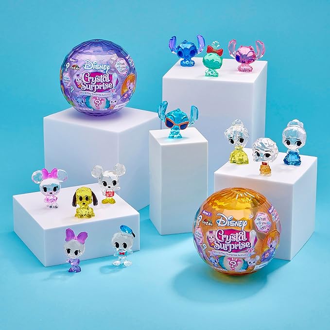Cra-Z-Art  Disney Crystal Surprise Mini Collectible Crystal Figures with Activity Compound Collectible Blind Bag Inspired Figures Age- 4 Years & Above