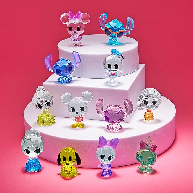 Cra-Z-Art  Disney Crystal Surprise Mini Collectible Crystal Figures with Activity Compound Collectible Blind Bag Inspired Figures Age- 4 Years & Above