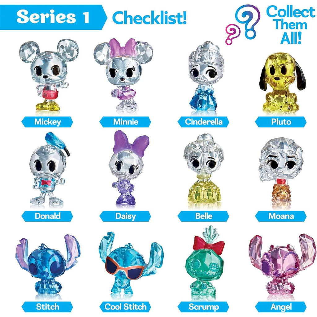 Cra-Z-Art  Disney Crystal Surprise Mini Collectible Crystal Figures with Activity Compound Collectible Blind Bag Inspired Figures Age- 4 Years & Above
