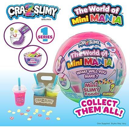 Softee Dough Cra-Z-Slimy World of Mini Mania Balls Series 1 Collectibles Age- 6 Years & Above
