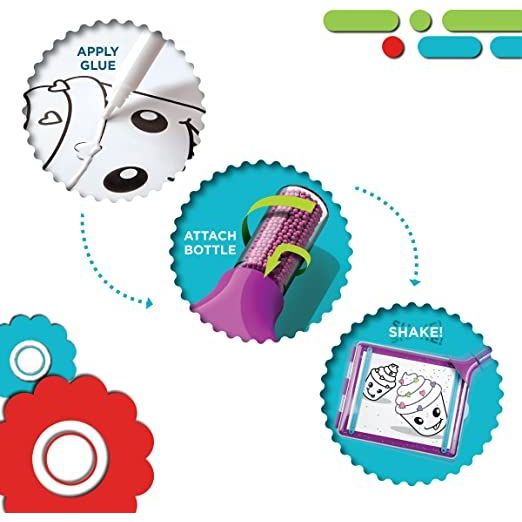 Discovery Toy Art Board Shake And Sprinkle Purple Age- 6 Years & Above