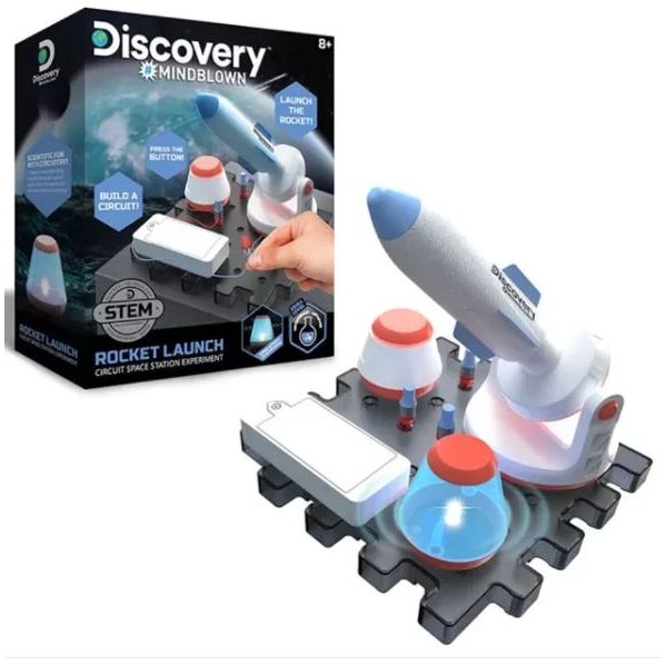 Discovery Toy Circuitry Action Space Station Rocket Launch White Age- 8 Years & Above