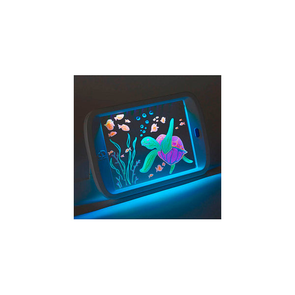 Discovery Toy Drawing Light Board Neon Glow White Age- 6 Years & Above