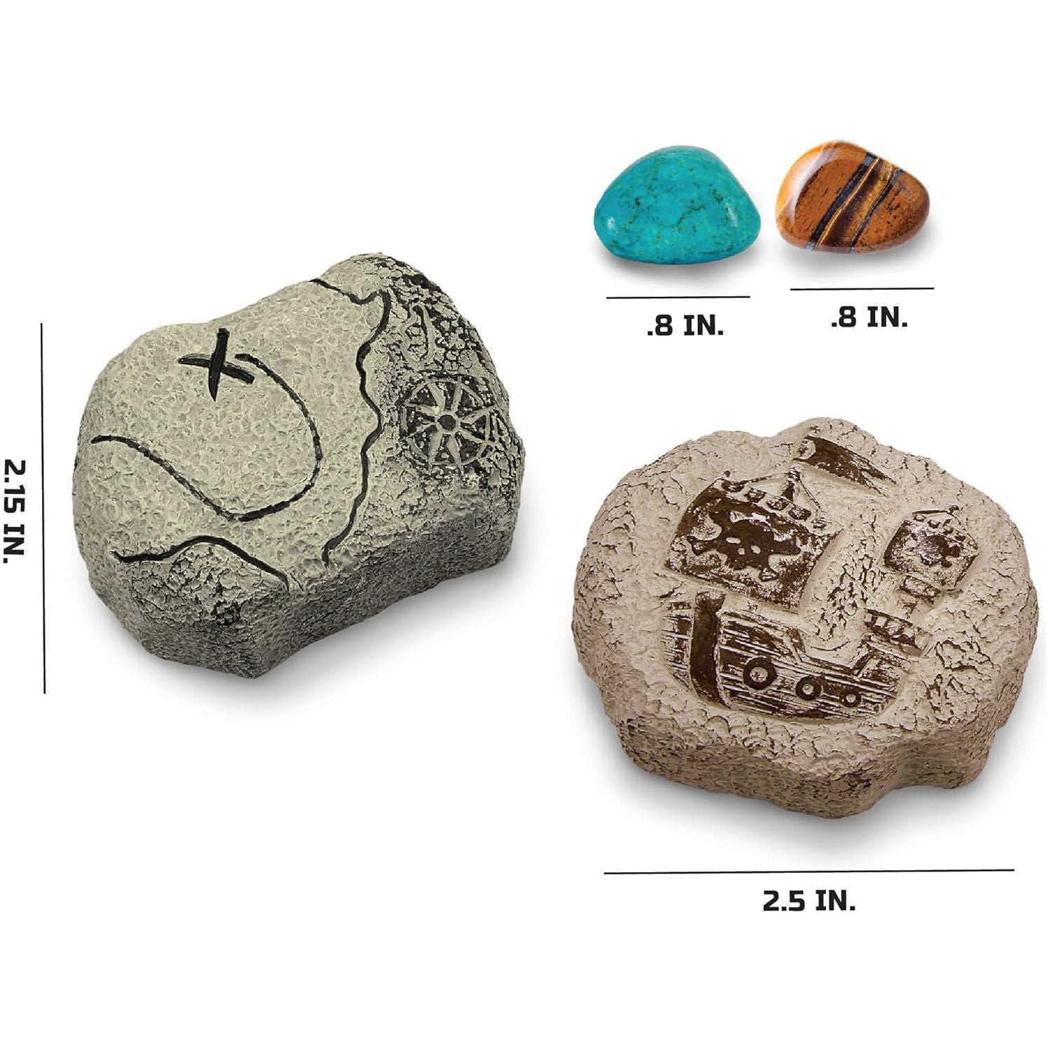 Discovery Toy Excavation Kit Mini Treasure 2 Pieces Grey Age- 6 Years & Above