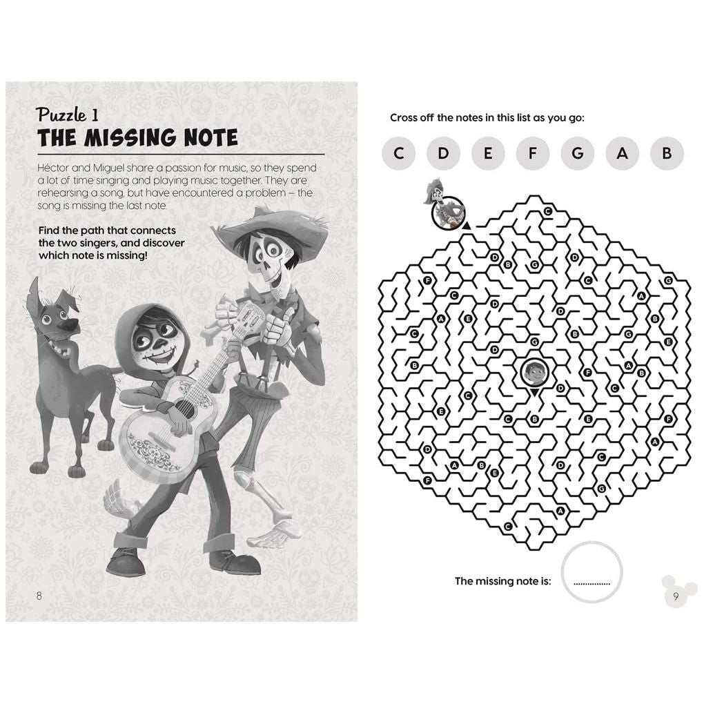 Disney Brain Games Paperback Kids Books