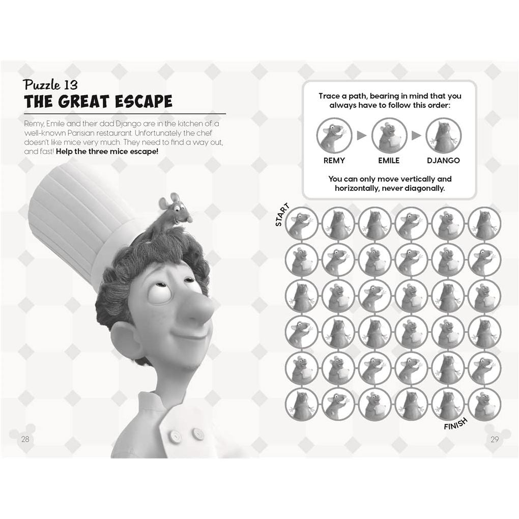 Disney Brain Games Paperback Kids Books