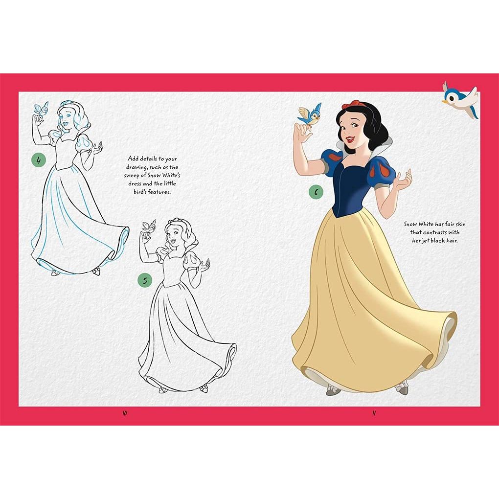 Disney: How to Draw Princesses: With step-by-steps for 12 Princesses and their friends!