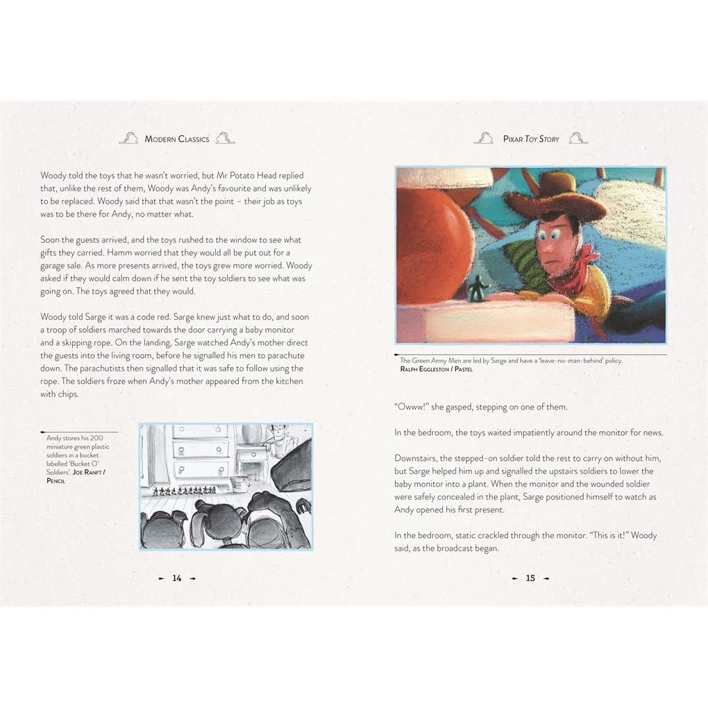 Disney Modern Animated Classics Toy Story Pixar Modern Cussrcs A Deluxe Gift Book of the Film
