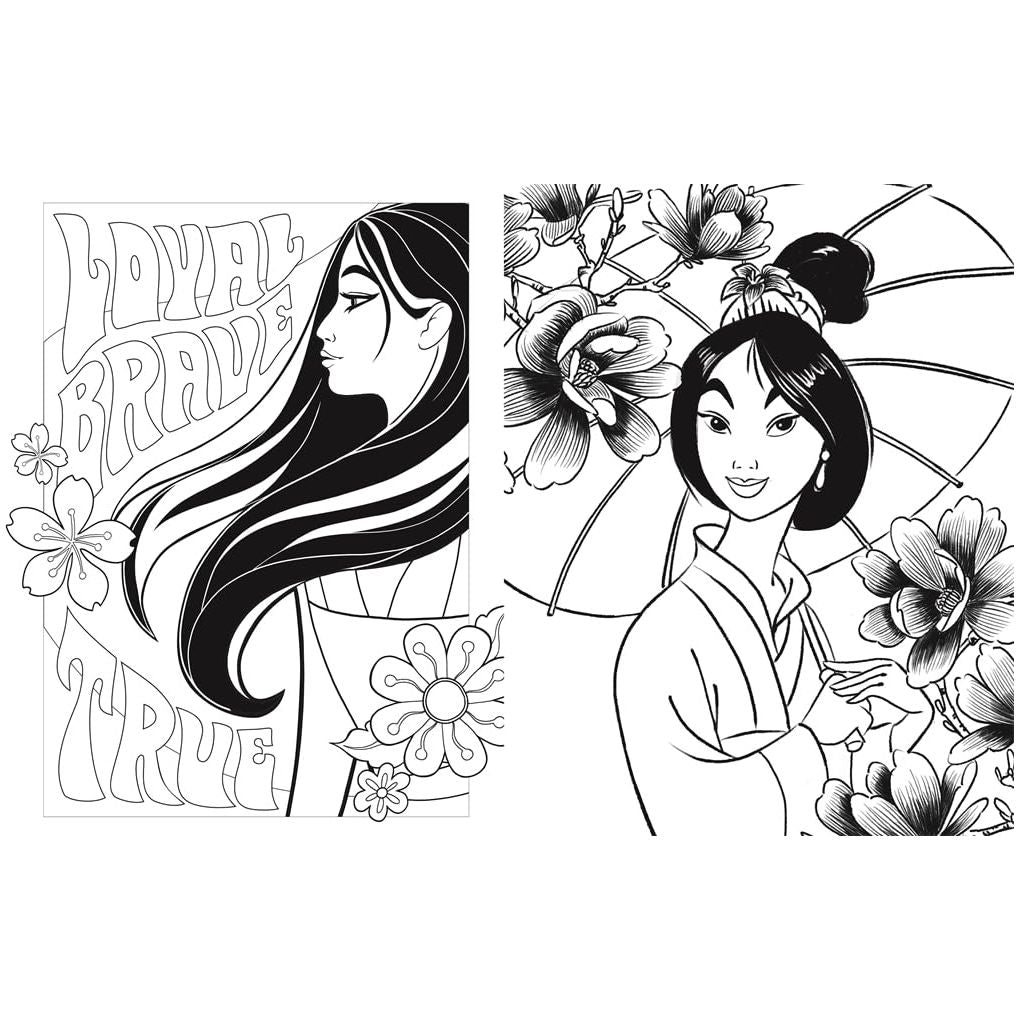 Disney Princess Magical Worlds Colouring Book