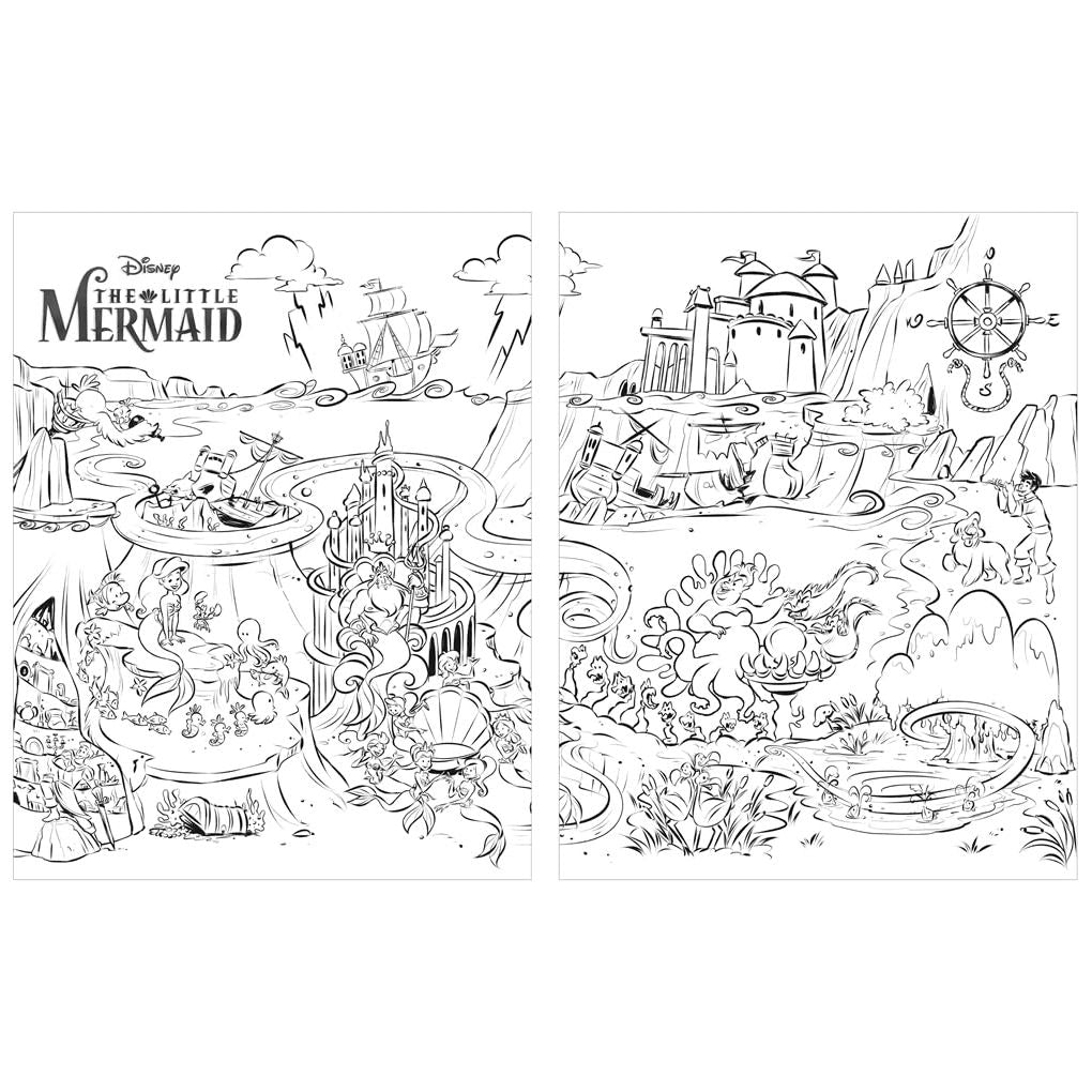Disney Princess Magical Worlds Colouring Book