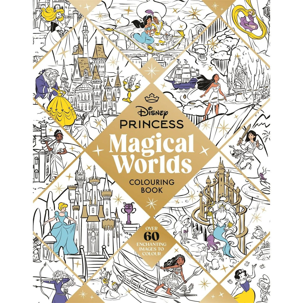 Disney Princess Magical Worlds Colouring Book