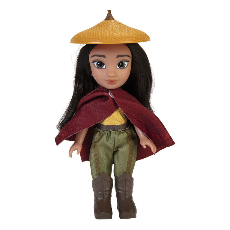 Disney Raya 6" Doll + The Last Dragon Figure Multicolor Age- 3 Years & Above