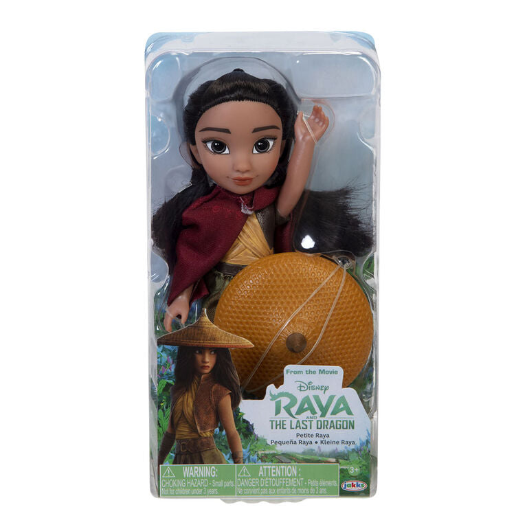 Disney Raya 6" Doll + The Last Dragon Figure Multicolor Age- 3 Years & Above
