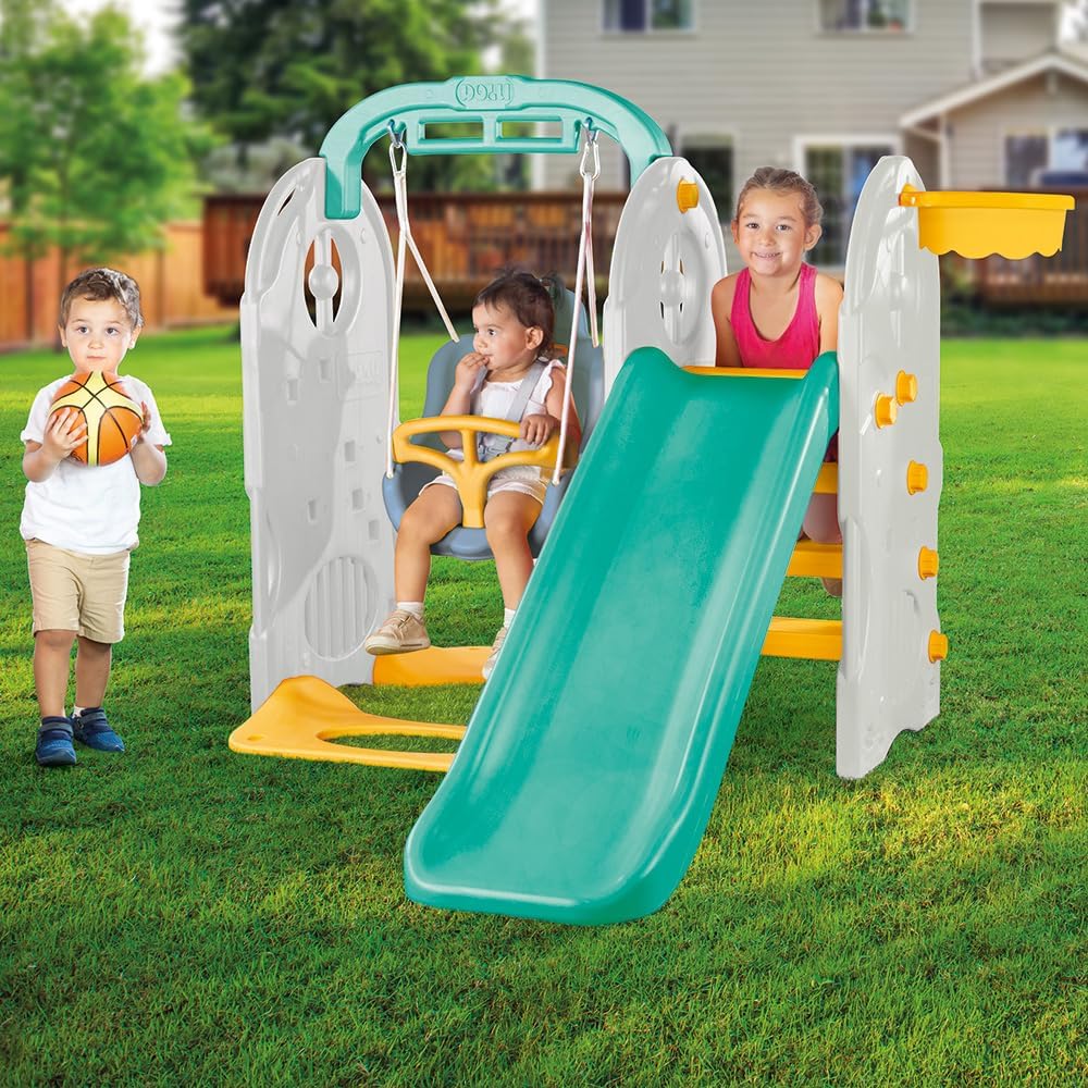 Dolu 4 In 1 Playground 2623 Kids Playset Toy for Indoor & Outdoor Play Age- 24 Months & Above