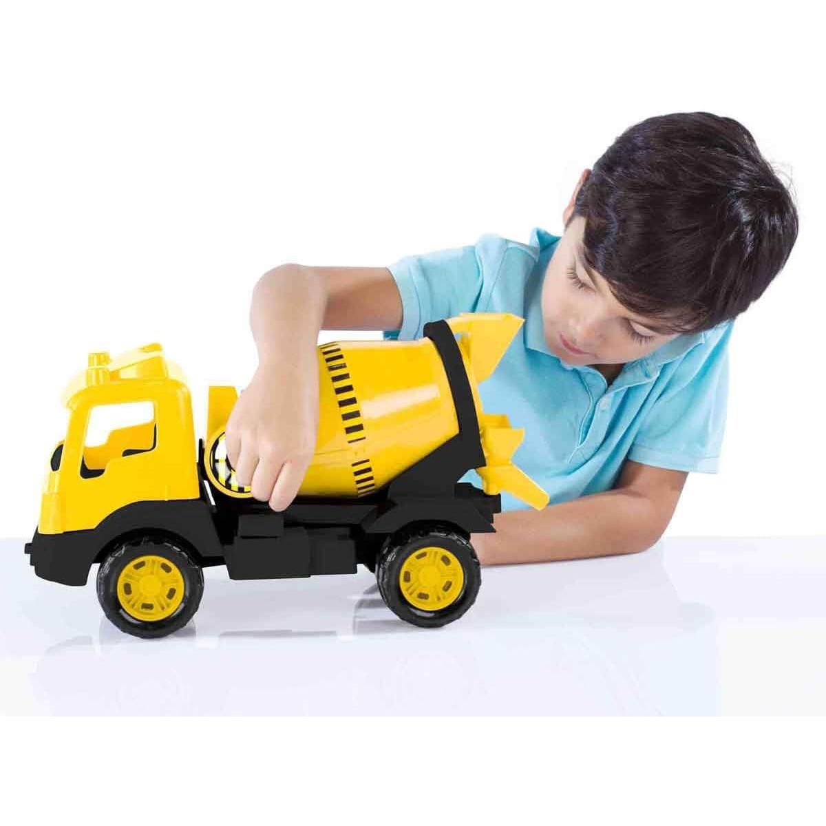 Dolu Cement Truck In Window Box 42 7121 Kids Playset Toy for Indoor & Outdoor Play Age- 18 Months & Above
