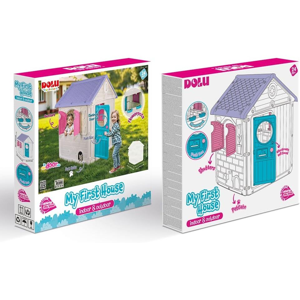 Dolu City House 2580 Kids Playset Toy for Indoor & Outdoor Play Age- 24 Months & Above