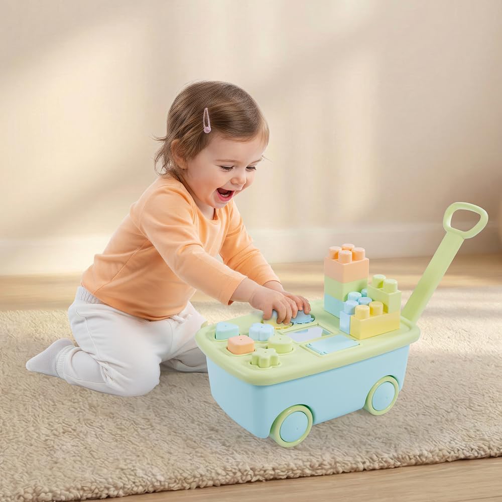 Dolu Educational My 1St Trolley 5209 Kids Playset Toy for Indoor & Outdoor Play Age- 18 Months & Above
