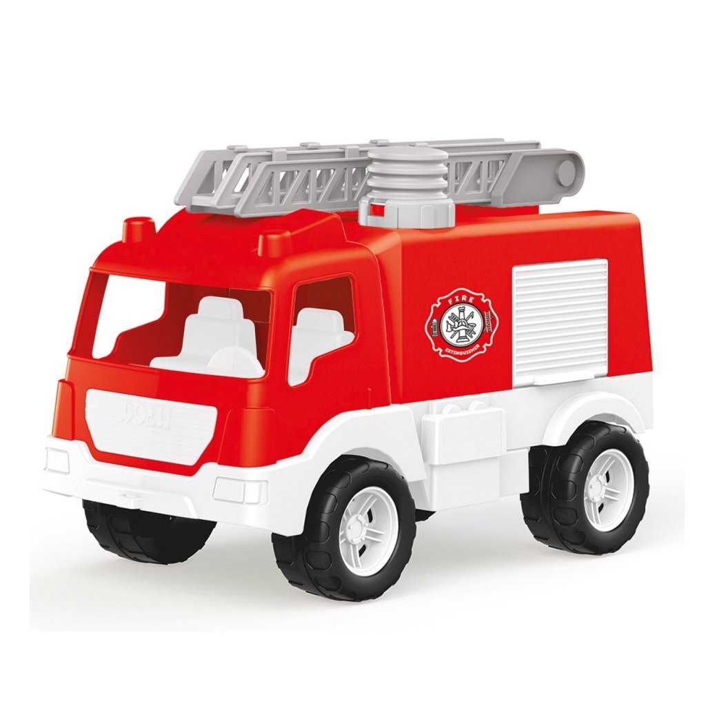 Dolu Fire Truck In Window Box 38 Cm 7022 Kids Playset Toy for Indoor & Outdoor Play Age- 18 Months & Above