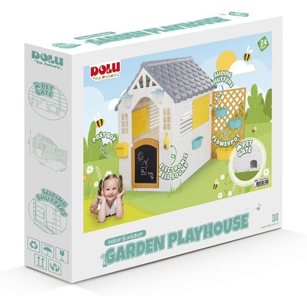 Dolu House Kid With Accessories 3310 Kids Playset Toy for Indoor & Outdoor Play Age- 24 Months & Above