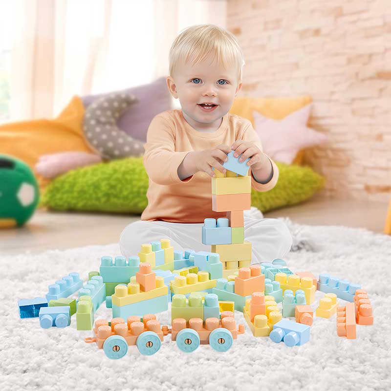 Dolu Jumblocks 50 Pcs In Box 5212 Kids Playset Toy for Indoor & Outdoor Play Age- 24 Months & Above