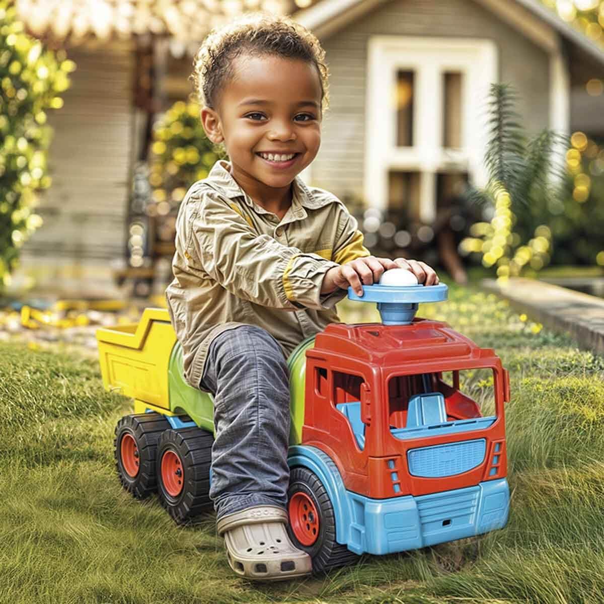 Dolu Ride On Truck 7017 Kids Playset Toy for Indoor & Outdoor Play Age- 36 Months & Above