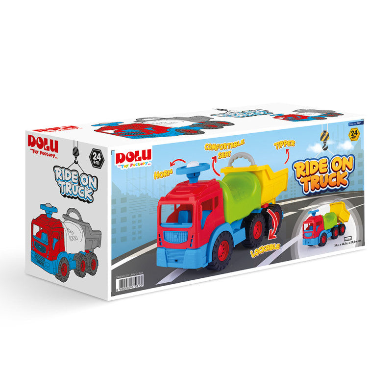 Dolu Ride On Truck 7017 Kids Playset Toy for Indoor & Outdoor Play Age- 36 Months & Above