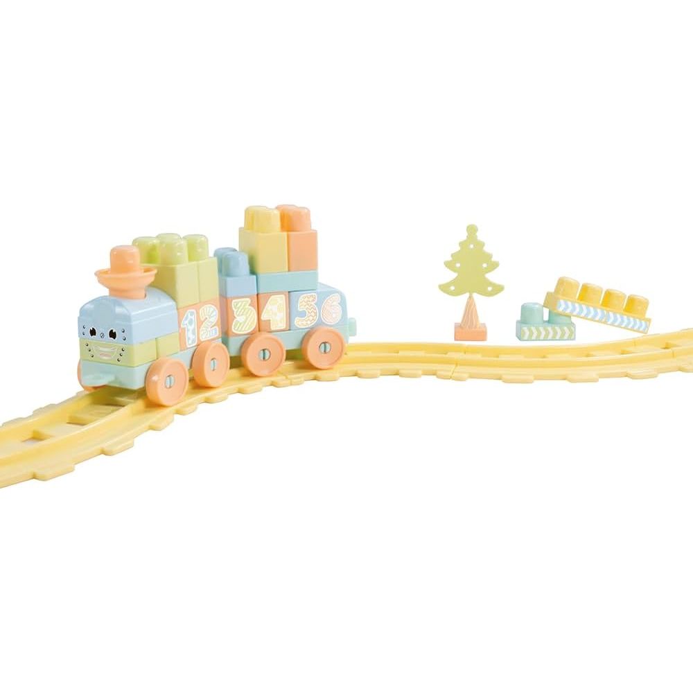 Dolu Train Set 36 Pcs 5220 Kids Playset Toy for Indoor & Outdoor Play Age- 18 Months & Above