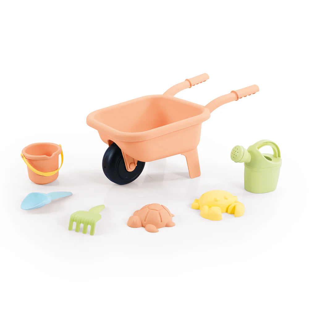 Dolu Wheelbarrow Beach Set 5233 Kids Playset Toy for Indoor & Outdoor Play Age- 18 Months & Above
