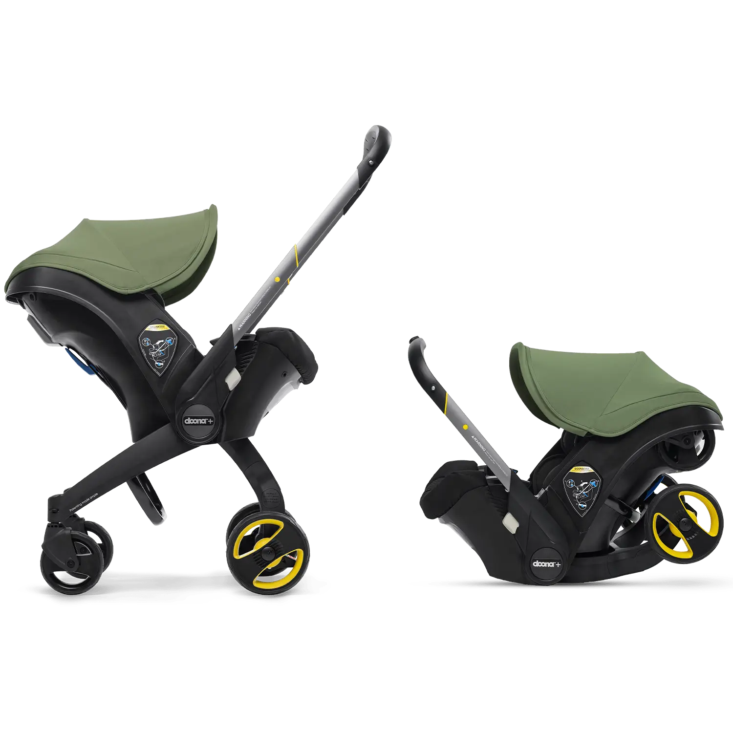 Doona+ 2-in-1 Infant Car Seat & Stroller  Desert Green SP150-20-042-034 Age- Newborn to 4 Years