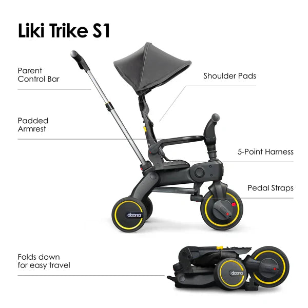 Doona Liki Trike S1 Grey Hound SP510-99-030-034 Age- 10 Months to 3 Years