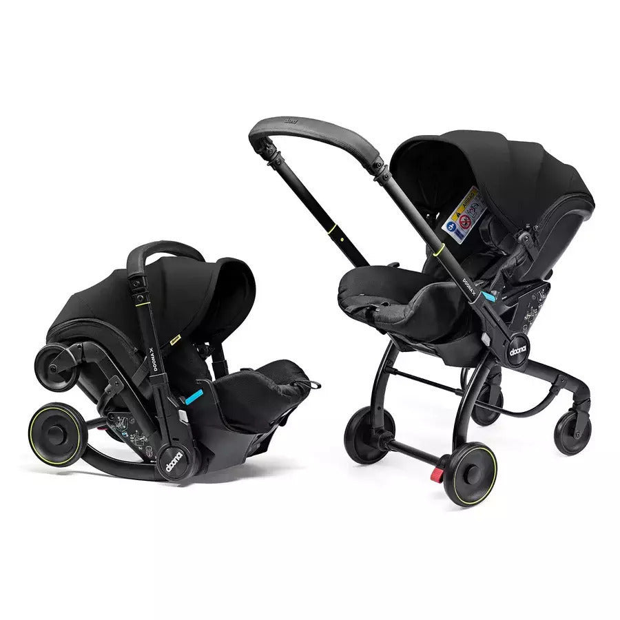 Doona X 2-in-1 Infant Car Seat & Stroller Nitro Black SP450-20-033-034 Age- Newborn Up to 13kg