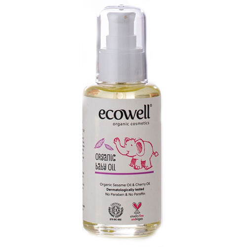 Ecowell Organic Baby Oil 100Ml Age- Newborn & Above