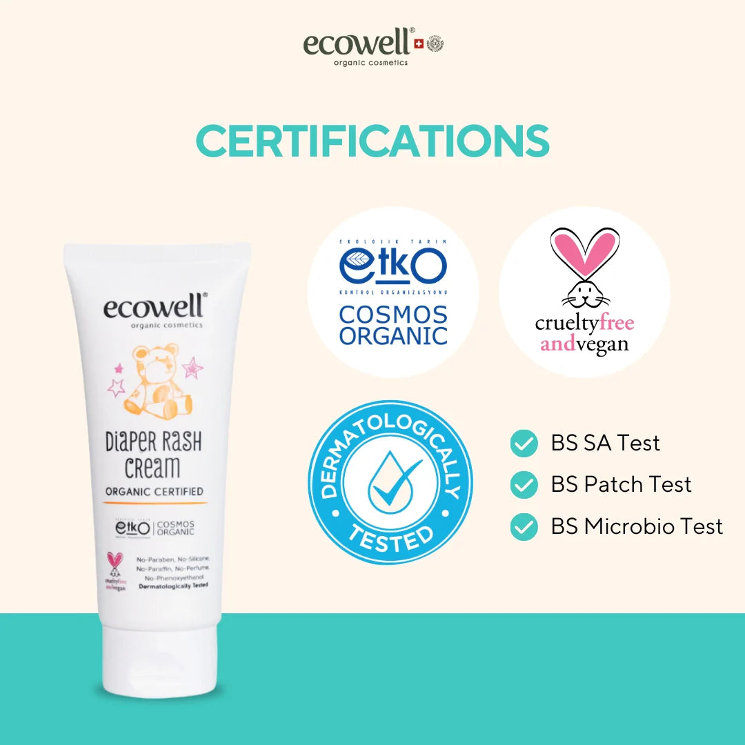 Ecowell Organic Diaper Rash Cream 110 Grams Age- Newborn & Above