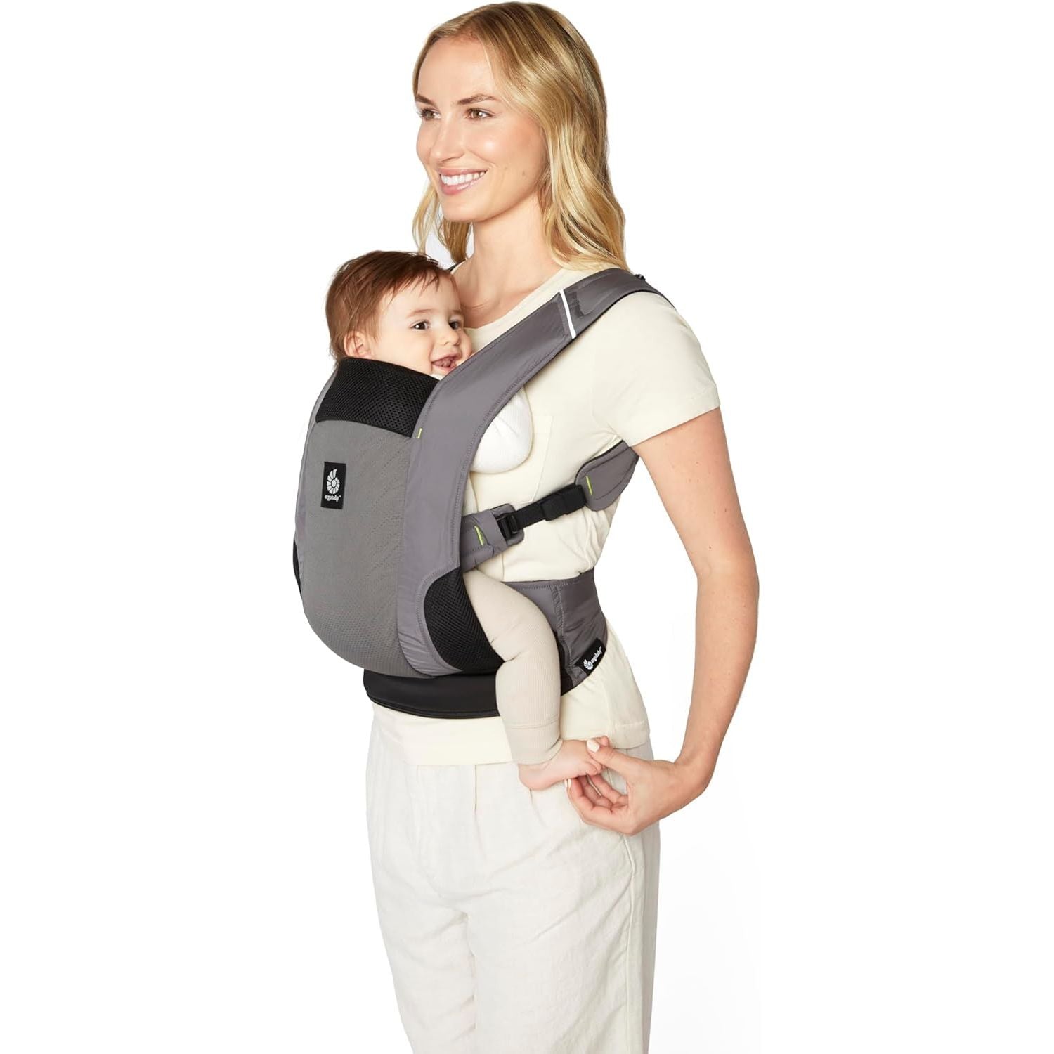 Ergobaby Away Graphic Grey BCAWYGRAPH Age- 3 Months & Above (From 3.2 kg up to 20.4 kg)