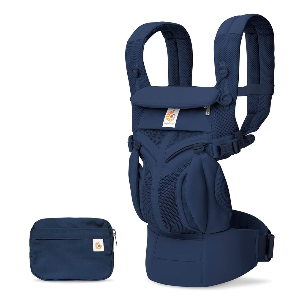 Ergobaby Omni Classic Cool Air Mesh Midnight Blue BCS360PMIDBLU Age- Newborn (7 lbs / 3.2 kg) to toddler (up to 45 lbs / 20.4 kg)