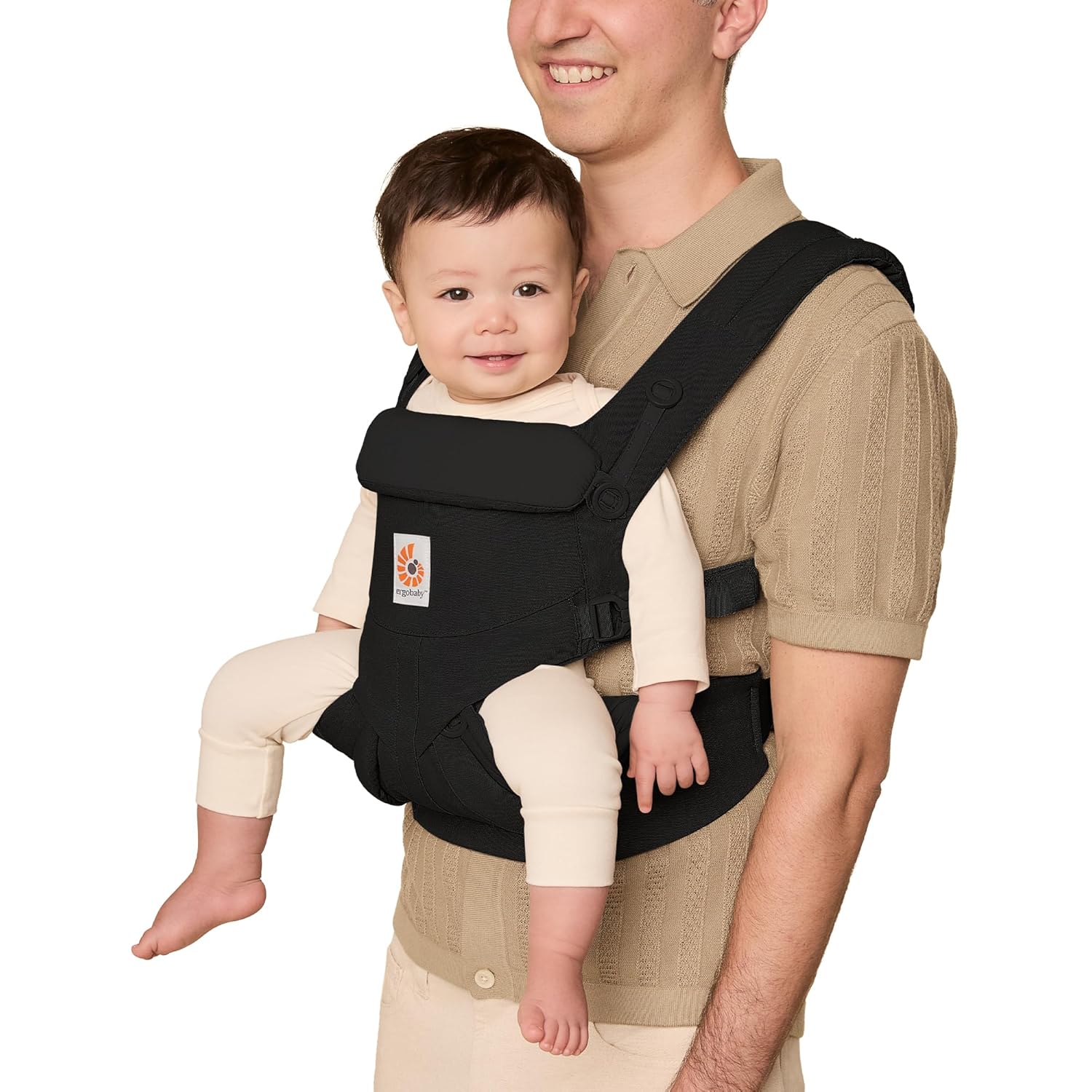 Ergobaby Omni Classic Pure Black BCS360BLK Age- Newborn (7 lbs / 3.2 kg) to toddler (up to 45 lbs / 20.4 kg)