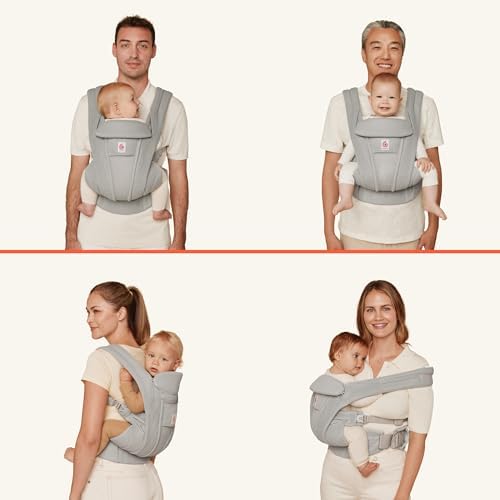 Ergobaby Omni Deluxe Mesh Natural Beige BCOM ATBGE Age- From Newborn to 4 years (3 Kg upto 20 Kg)