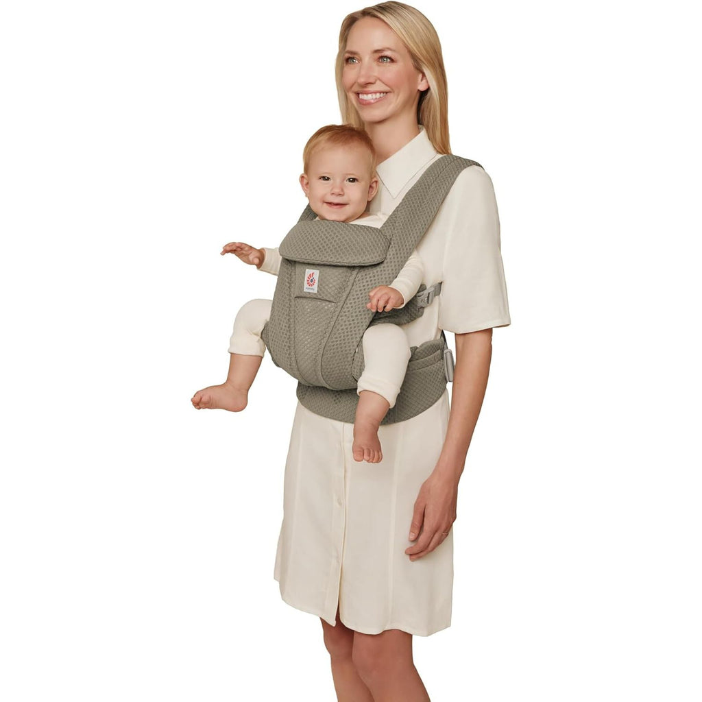 Ergobaby Omni Deluxe Mesh Soft Olive BCODMSFTOLV Age- From Newborn to 4 years (3 Kg upto 20 Kg)
