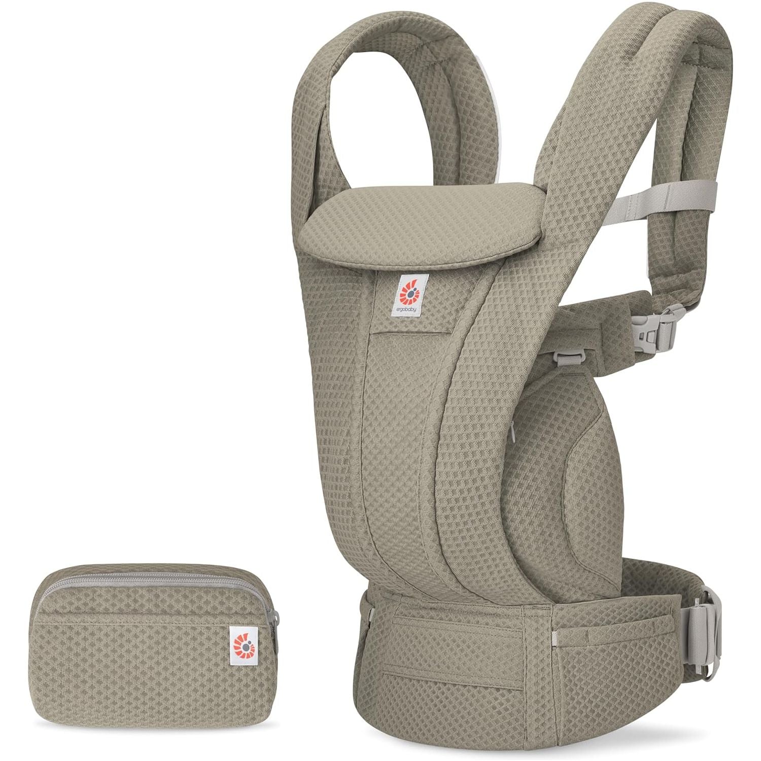 Ergobaby Omni Deluxe Mesh Soft Olive BCODMSFTOLV Age- From Newborn to 4 years (3 Kg upto 20 Kg)