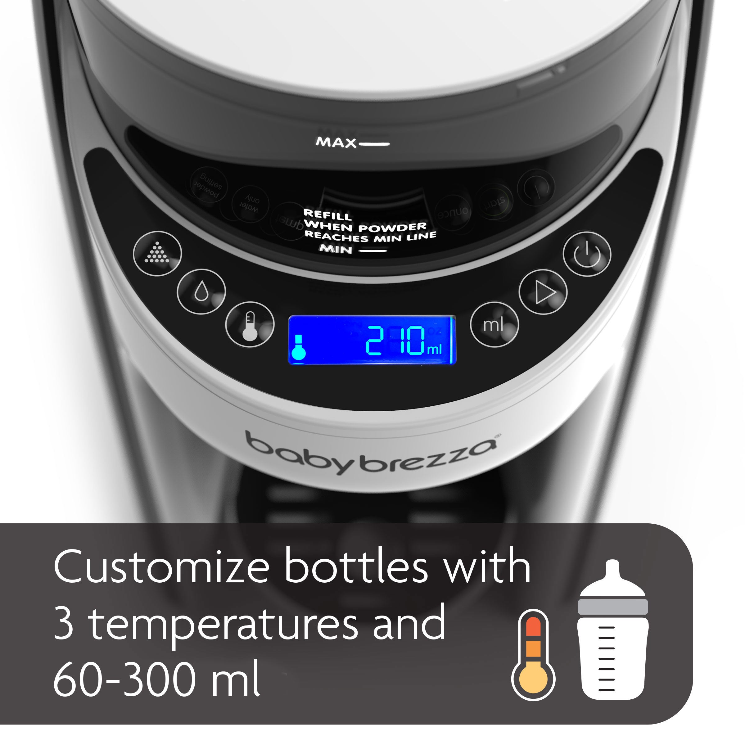 Baby Brezza - Formula Pro Advanced Formula Dispenser Machine White Age-Newborn & Above