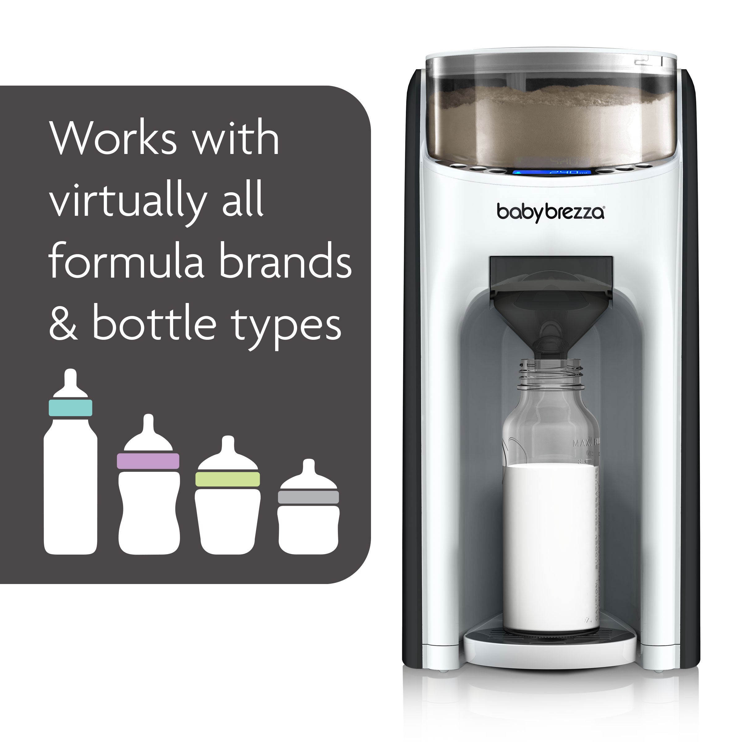 Baby Brezza - Formula Pro Advanced Formula Dispenser Machine White Age-Newborn & Above