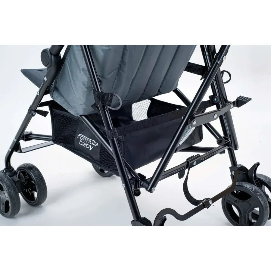 Formula One PowerGlyde Plus Lightweight Travel Umbrella Stroller Grey/Blue  Age- 6 Months & Above (Holds upto 23 Kg)