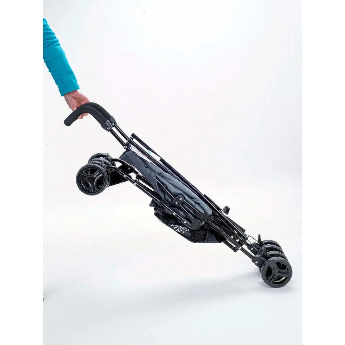 Formula One PowerGlyde Plus Lightweight Travel Umbrella Stroller Grey/Blue Age- 6 Months & Above (Holds upto 23 Kg)