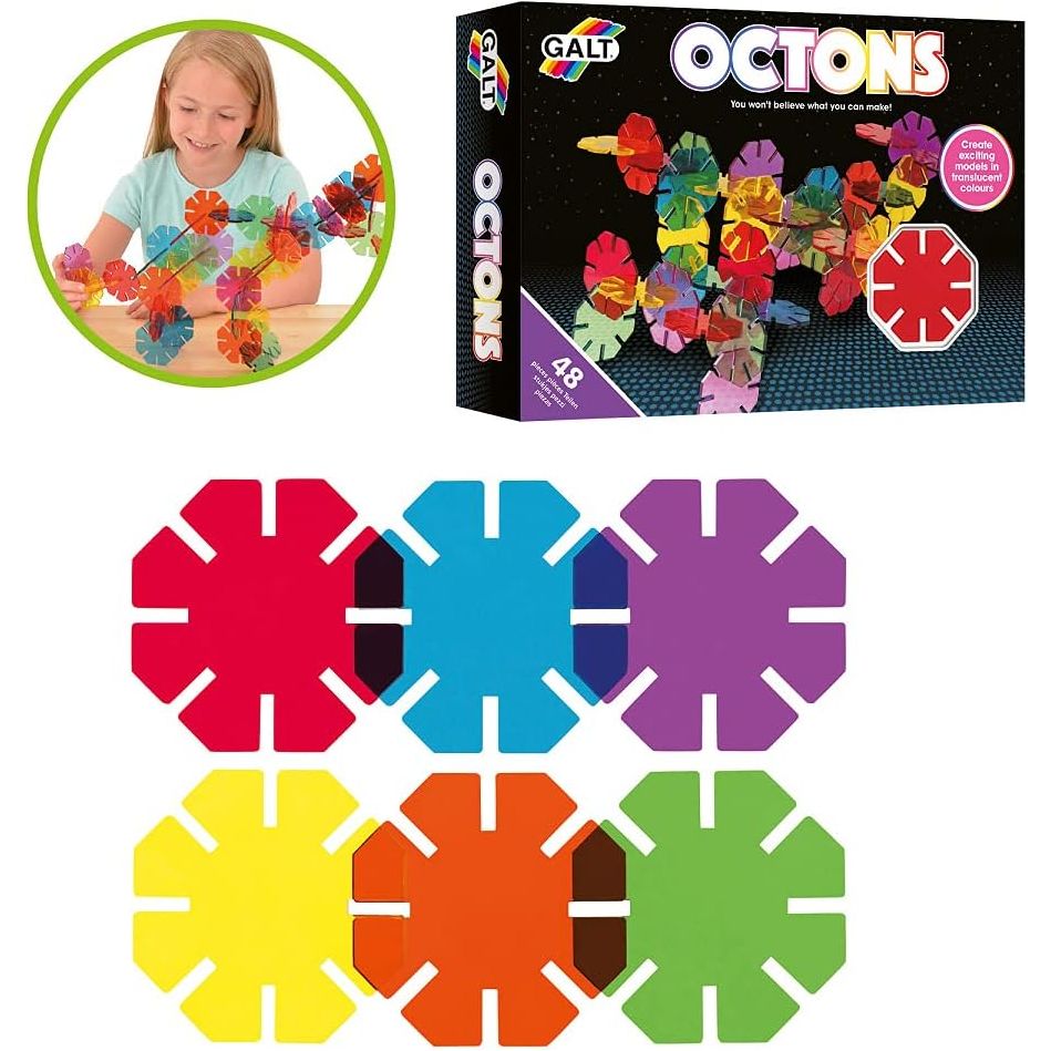 Galt Super Octons Construction Kit Multicolor Age- 4 Years & Above