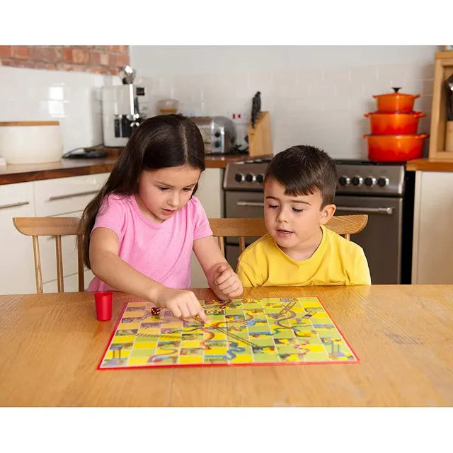 Galt Toys 2-in-1 Snakes & Ladders + Ludo Board Game Age- 3 Years & Above