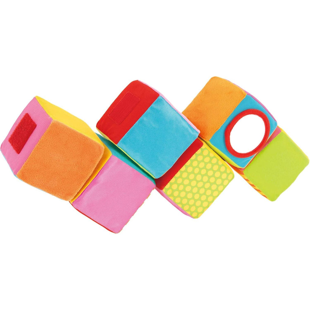 Galt Toys Baby Sensory Soft Blocks Pack of 6 Age- 6 Months & Above
