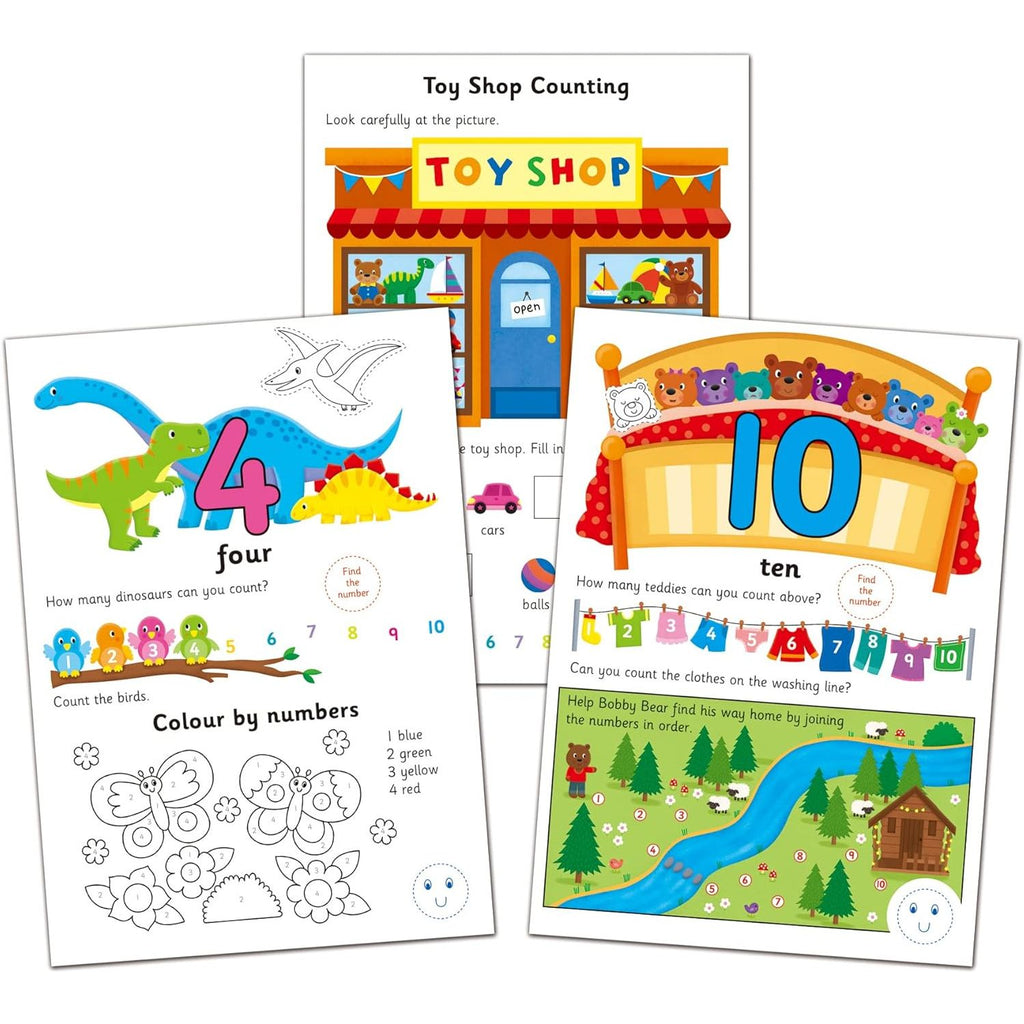 Galt Toys Counting Sticker & Learning Book Age- 3 Years & Above