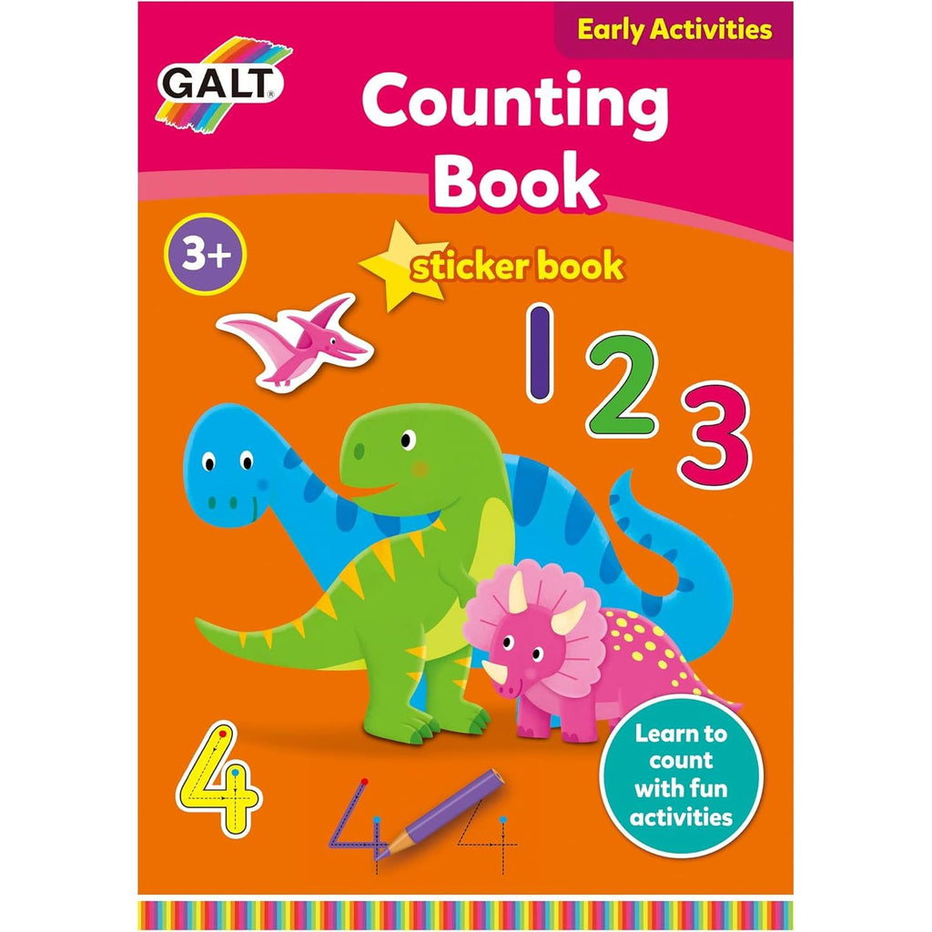 Galt Toys Counting Sticker & Learning Book Age- 3 Years & Above