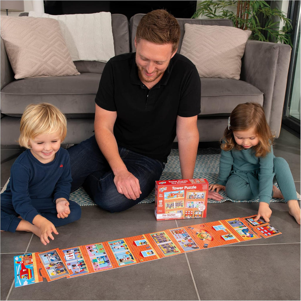 Galt Toys Fire Station 12-Piece Toddlers Puzzles Age- 2 Years & Above